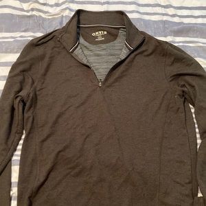 Long sleeve medium half zip up